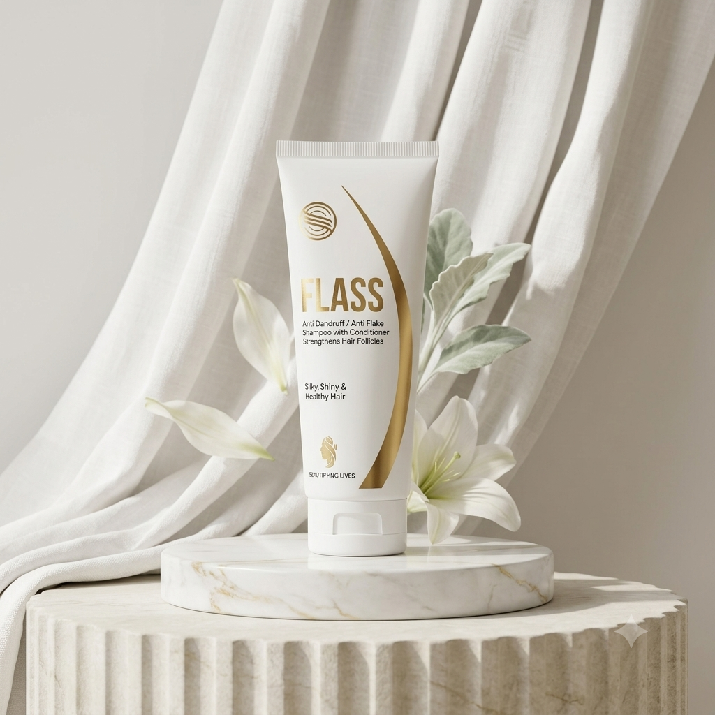 FLASS Shampoo (Anti Dandruff / Anti Flake Shampoo with Conditioner)